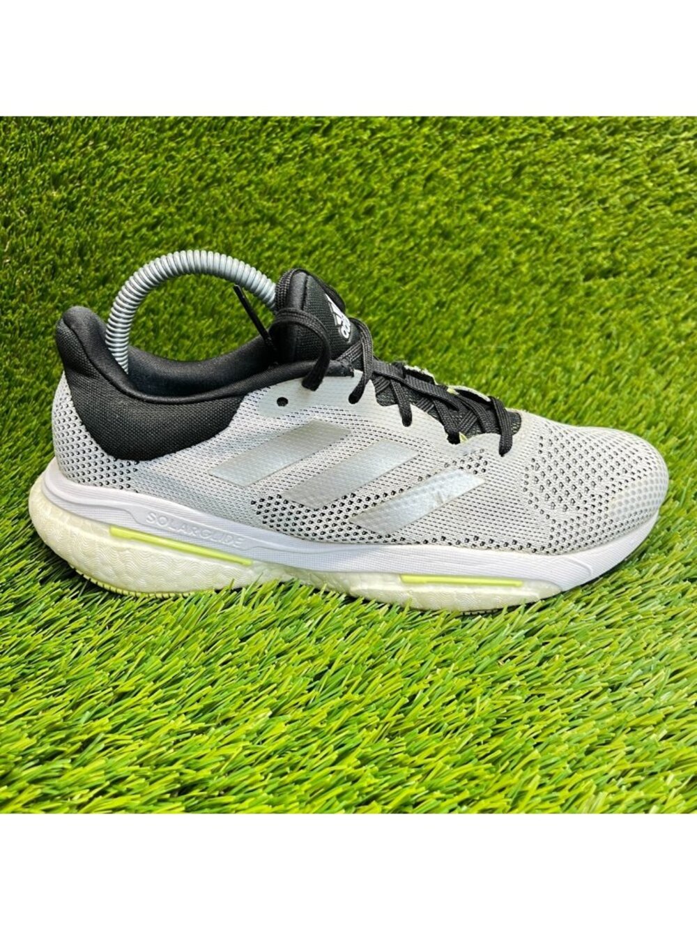 Adidas SolarGlide 5 Womens Size 7.5 Gray Silver Walking Running Shoes Sneakers
